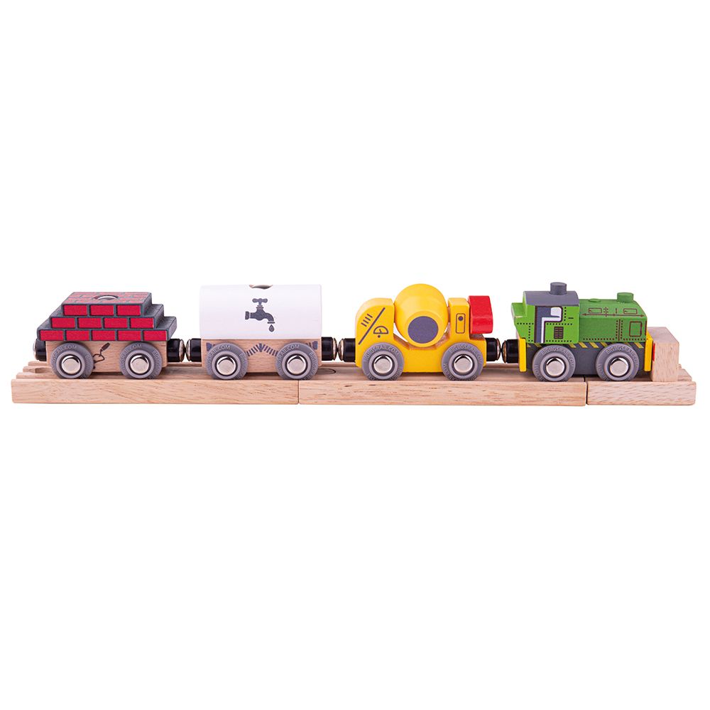 Bigjigs Wooden Construction Train | Chocoloons