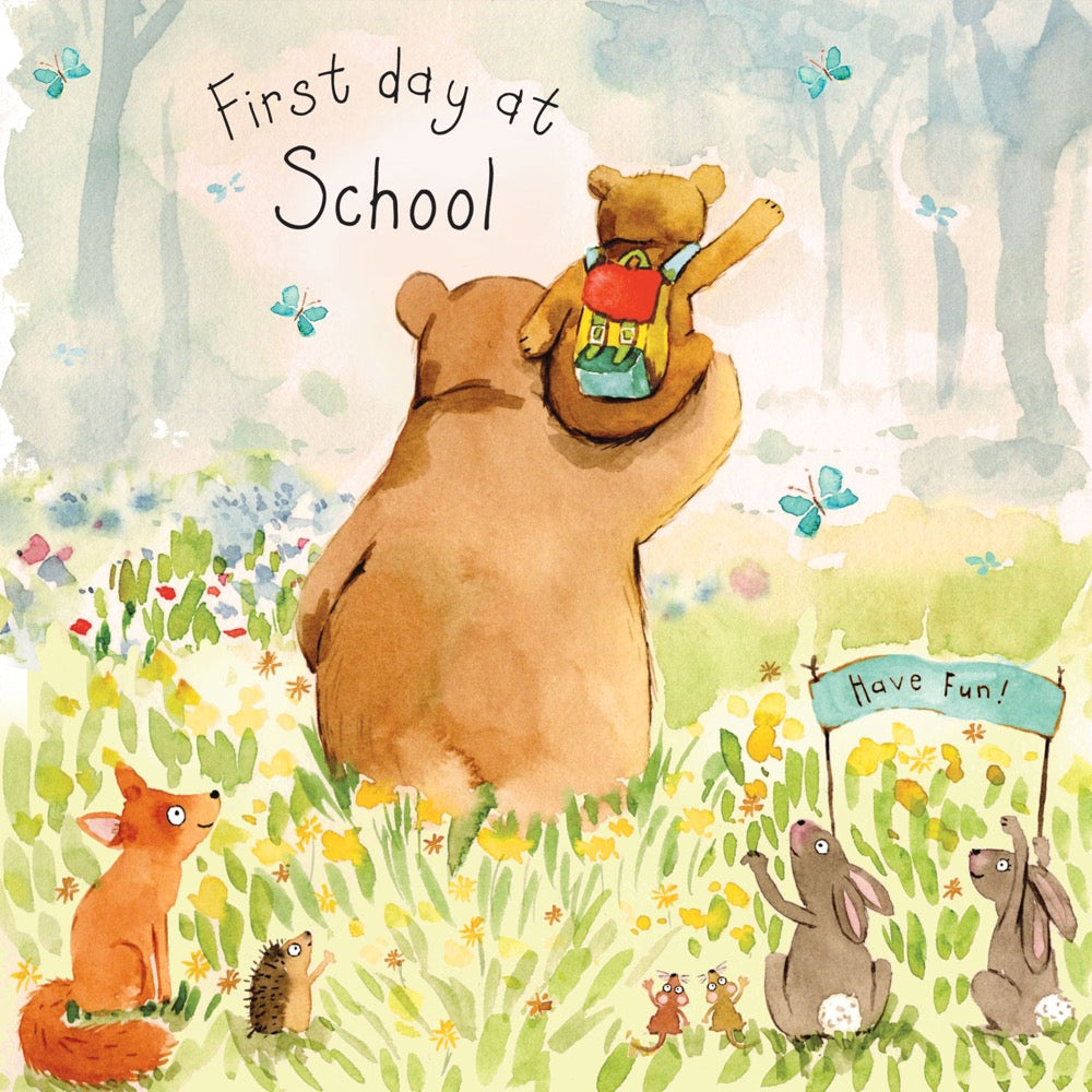 Twizler | First Day At School Card | Chocoloons