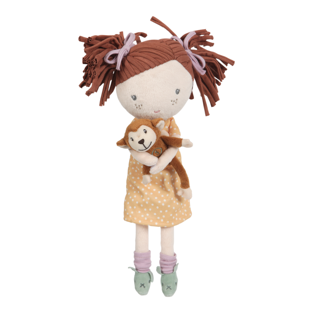Little Dutch Cuddle Doll Sophia - 35cm - 100% Polyester - Washing Machine Friendly | ChocoLoons