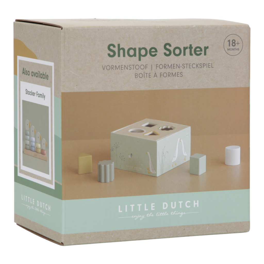 Little Dutch Wooden Shape Sorter | Boxed | ChocoLoons