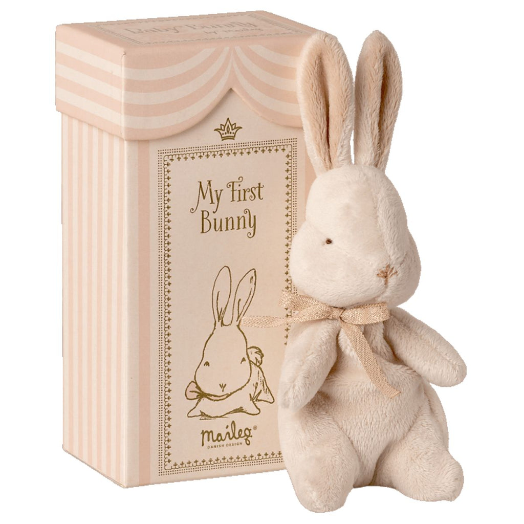 Maileg | My First Bunny In Box | Dusty Rose | Chocoloons
