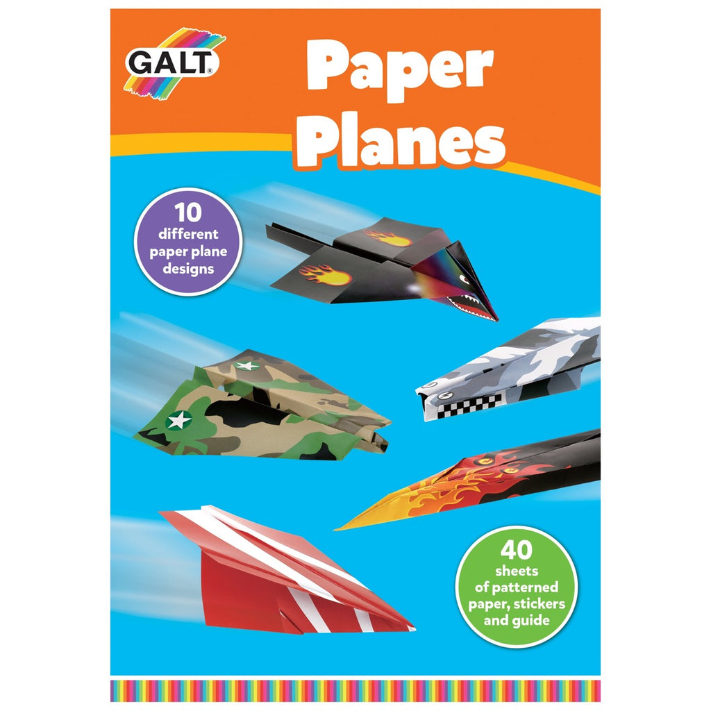 Galt Toys | Paper Planes | Front View | ChocoLoons