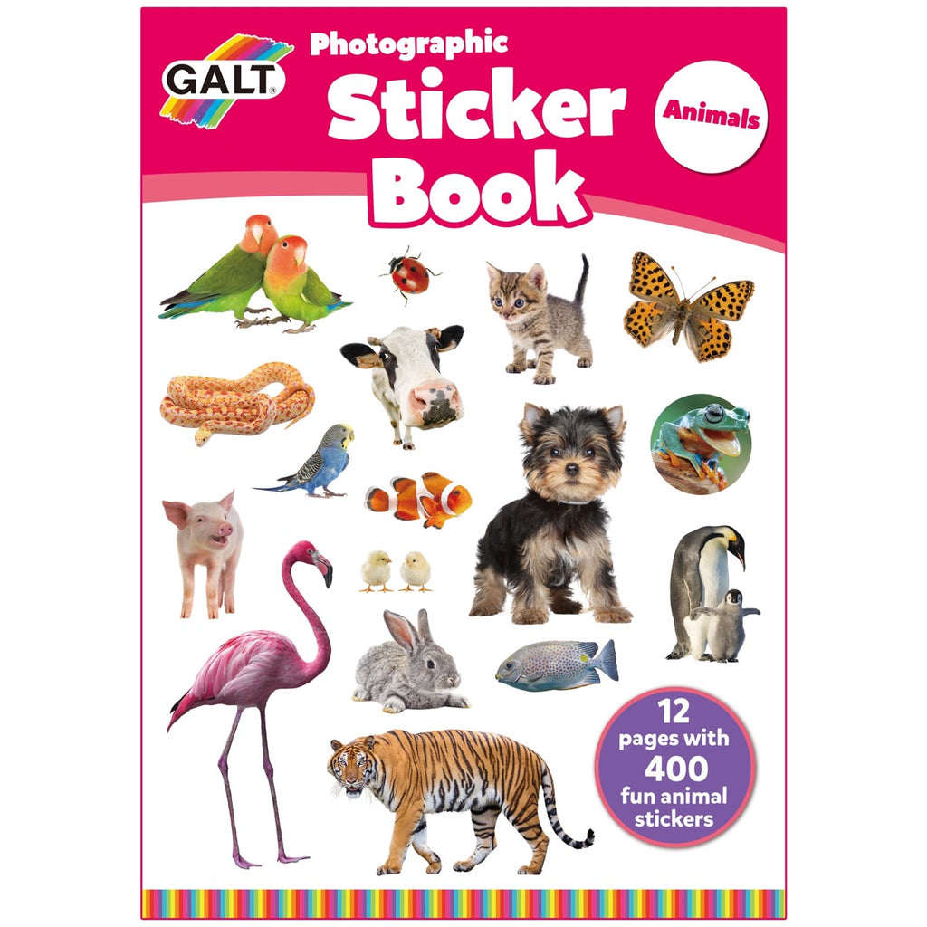 Galt Toys | Photographic Sticker Book | Front View | ChocoLoons