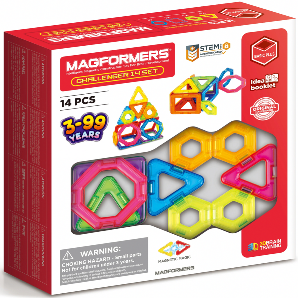 Magformers | Challenger | 14 Piece Set | Boxed View | ChocoLoons