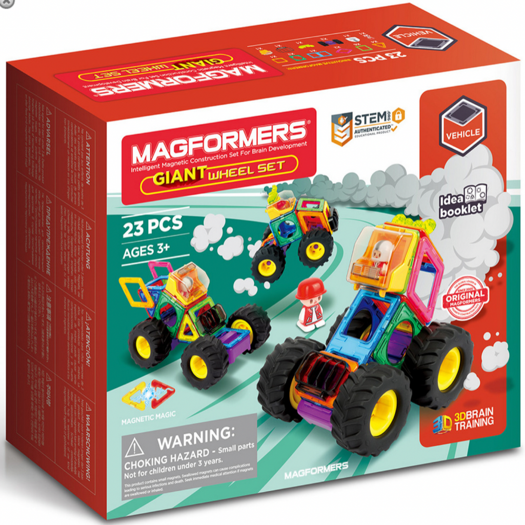 Magformers | Giant Wheel | 23 Piece Set | Boxed View | ChocoLoons