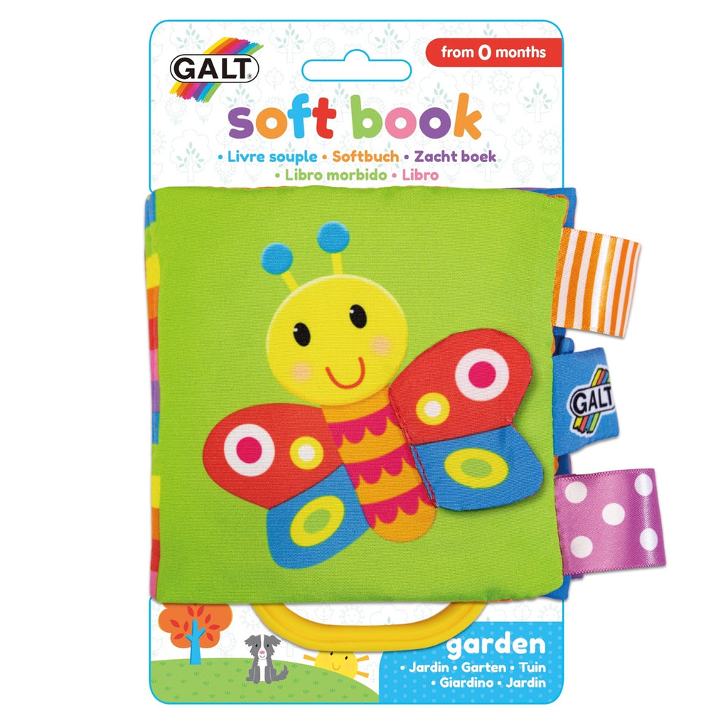 Galt Toys | Garden Soft Book | Front View | ChocoLoons