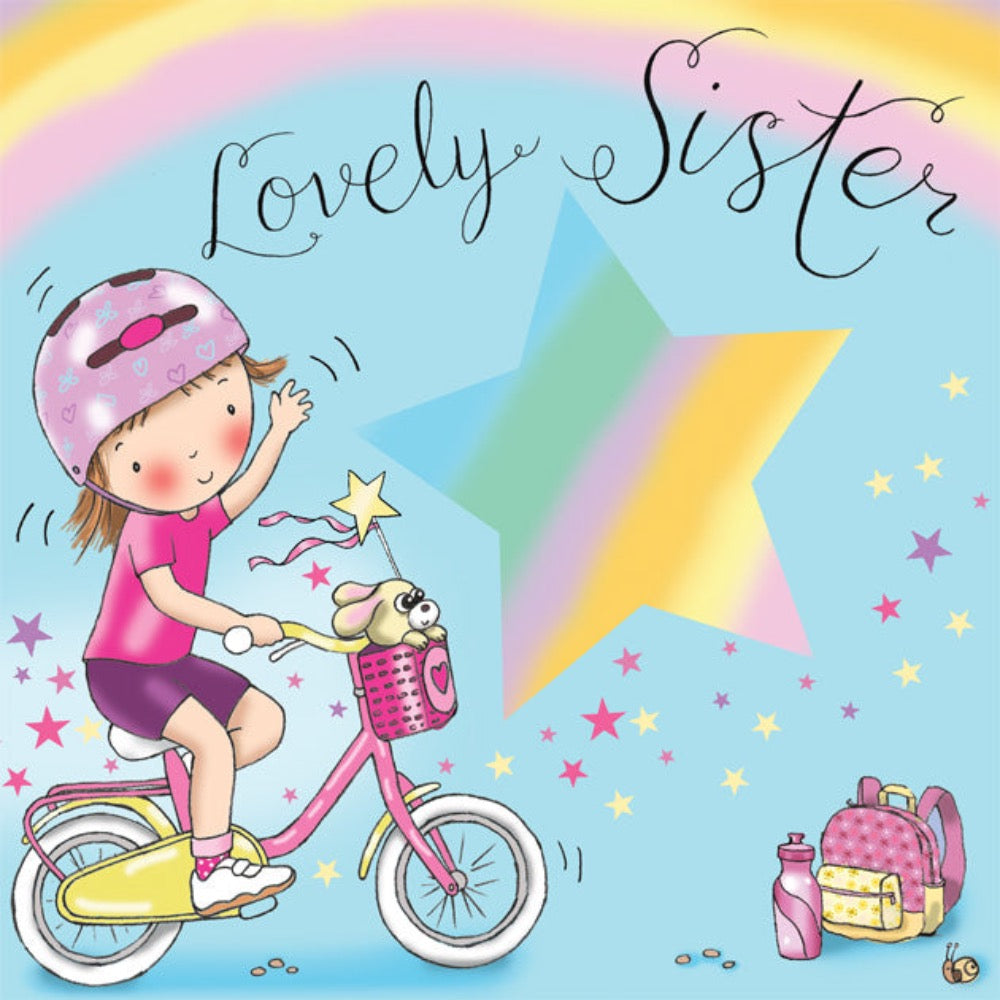 Twizler | Lovely Sister Birthday Card | Chocoloons