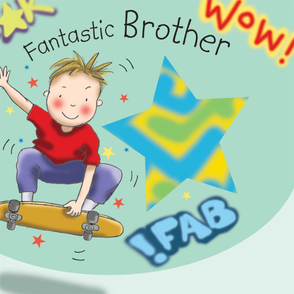 Twizler | Fantastic Brother Birthday Card | Chocoloons