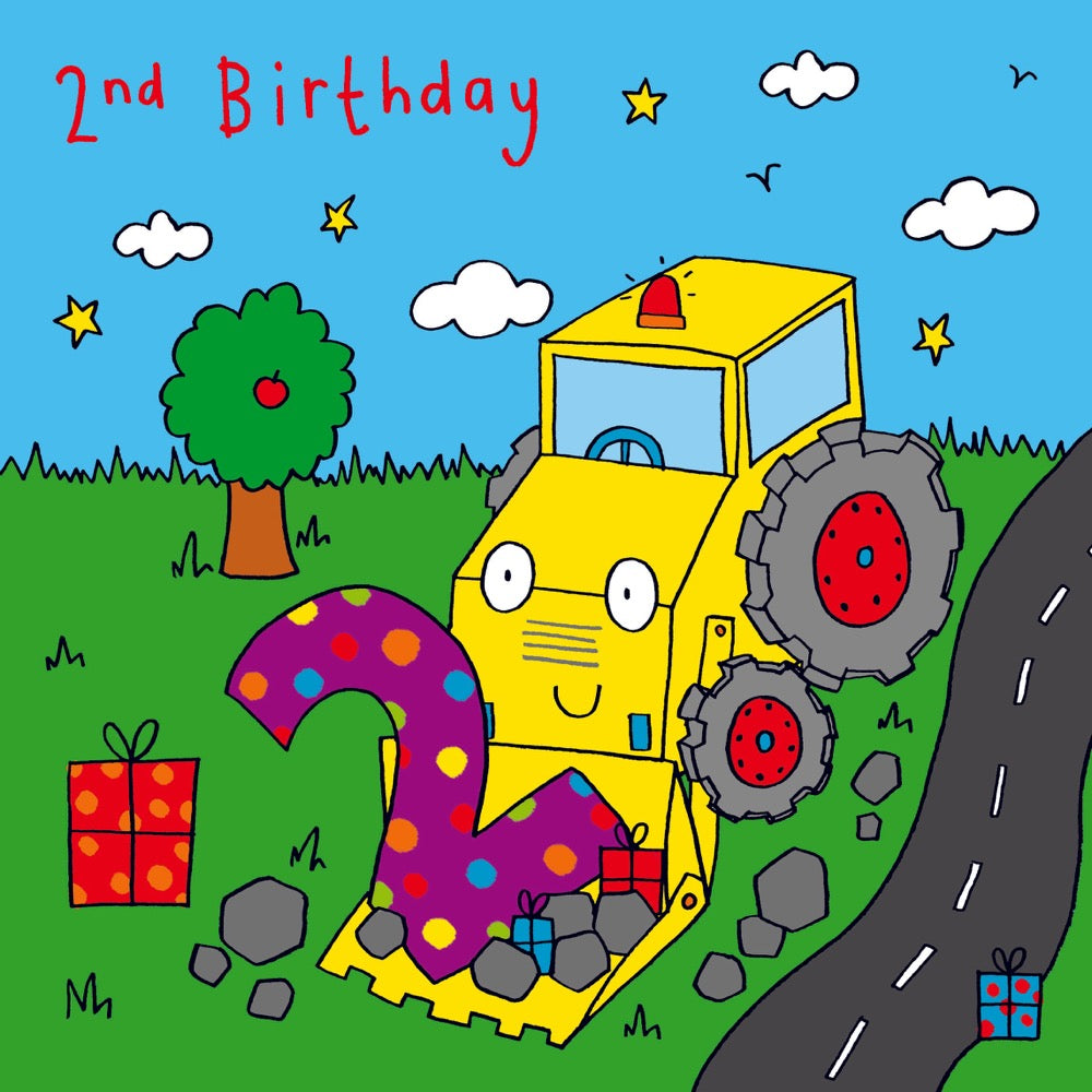 Twizler | Happy Birthday Digger Card | Chocoloons