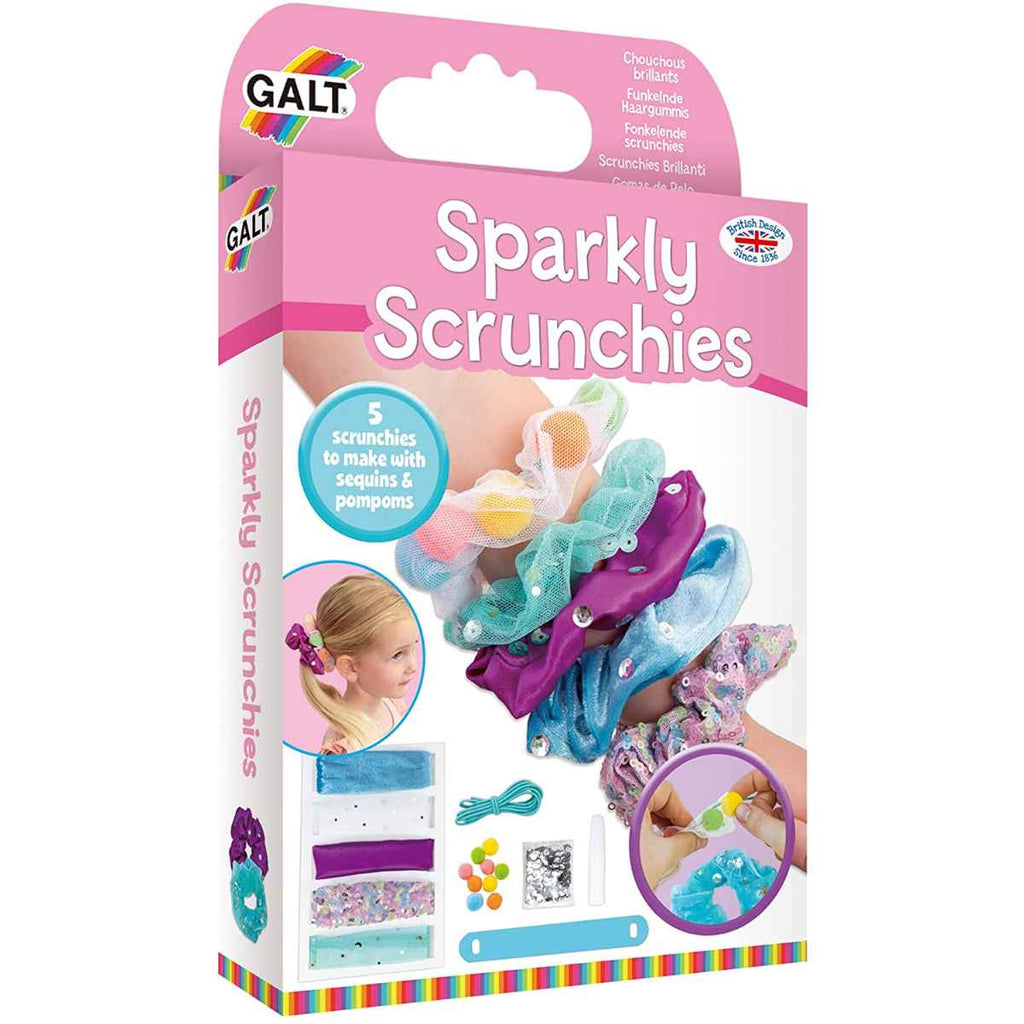 Galt Toys | Sparkly Scrunchies | Craft Kit | ChocoLoons