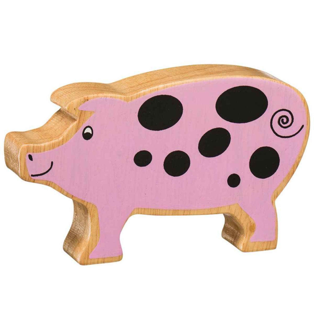 Lanka Kade | Wooden Farm Animal | Pink Pig |  ChocoLoons