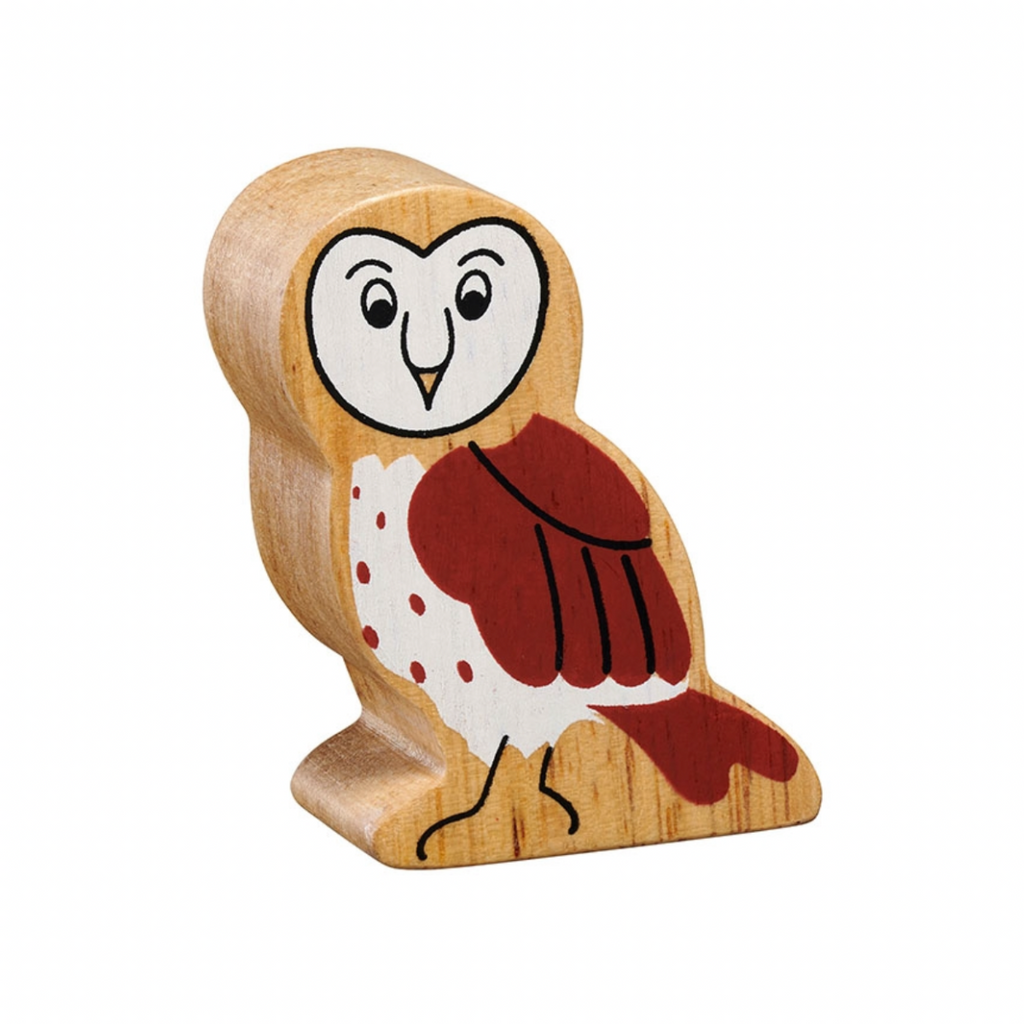 Lanka Kade | Countryside Wooden Animal | Owl | Front View | ChocoLoons