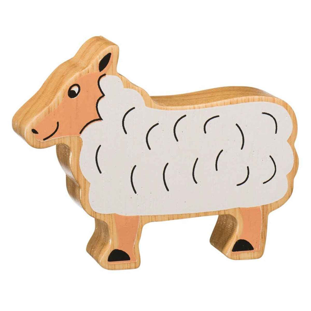 Lanka Kade | Wooden Farm Animal | White Sheep | ChocoLoons