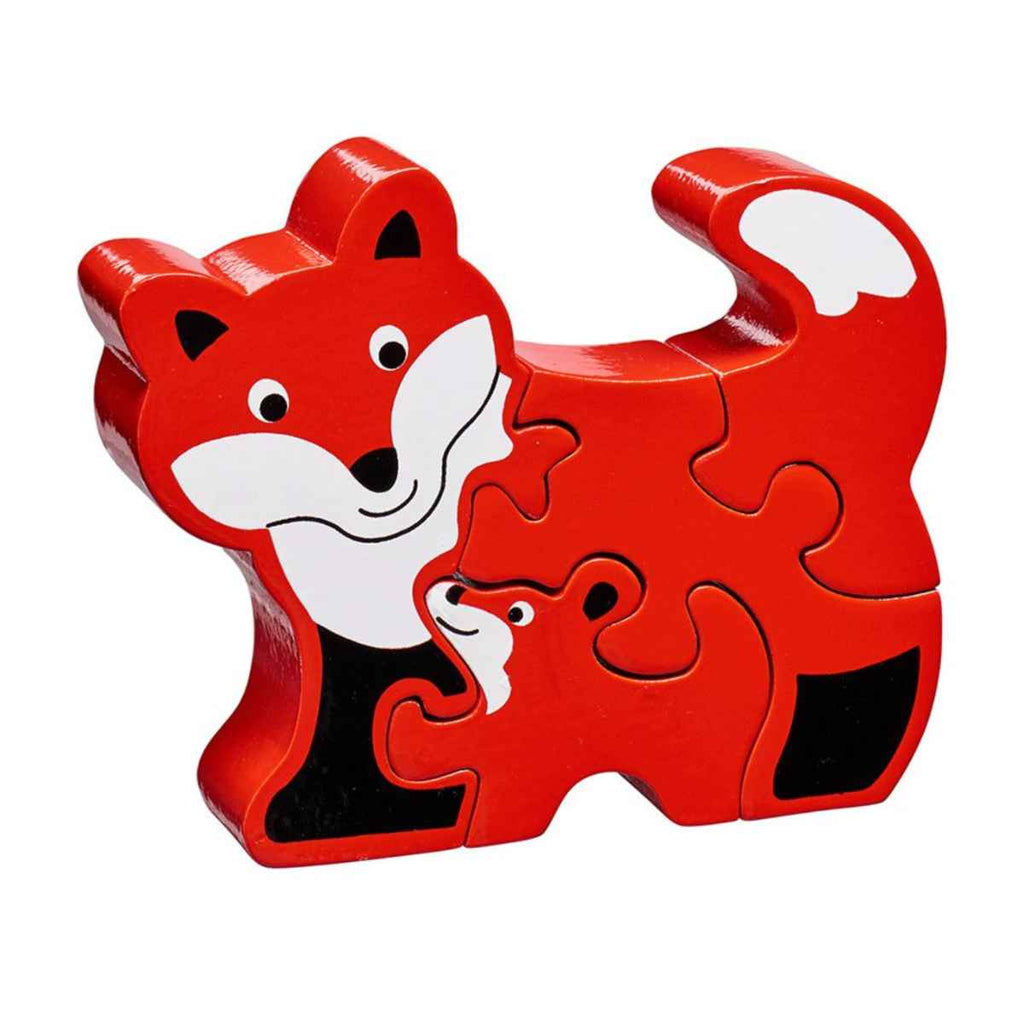 Lanka Kade | Fox & Cub | Wooden Jigsaw Puzzle | ChocoLoons