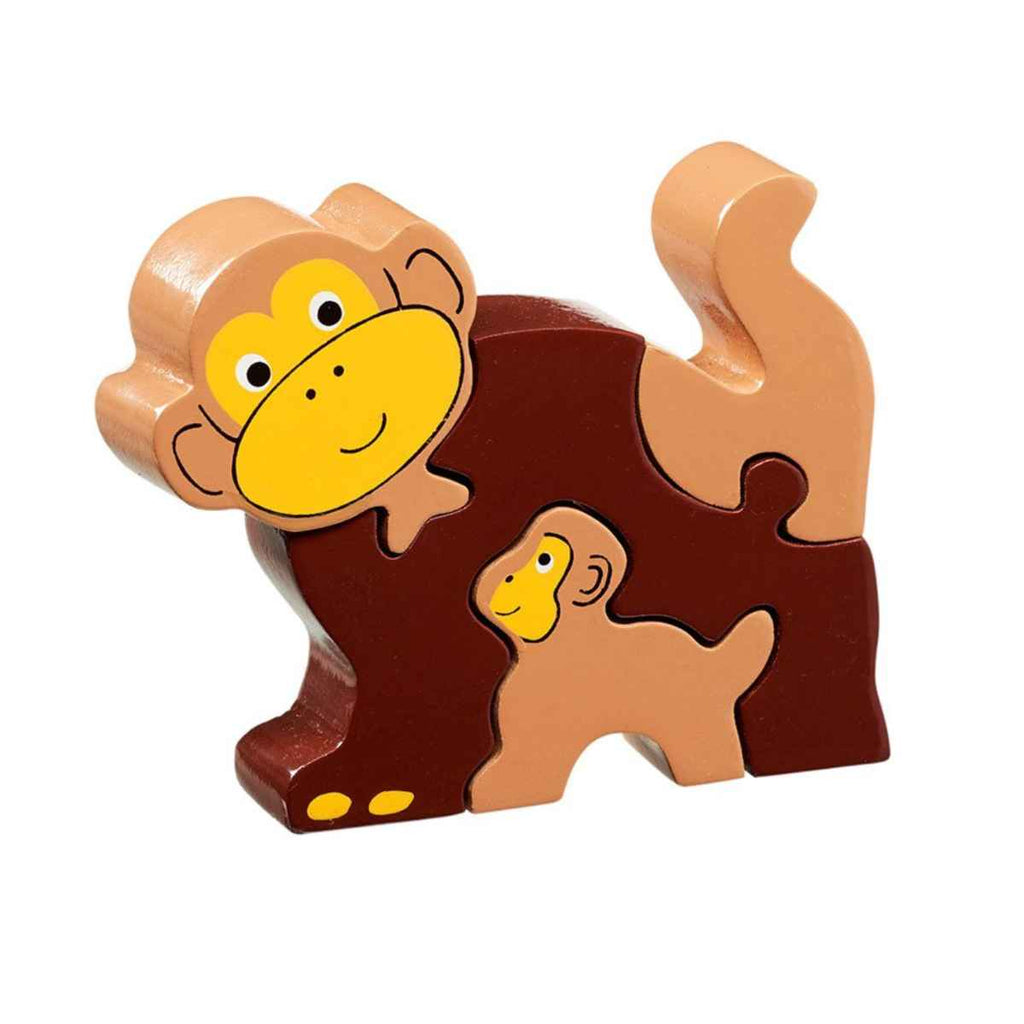 Lanka Kade | Monkey & Baby | Wooden Jigsaw Puzzle | ChocoLoons