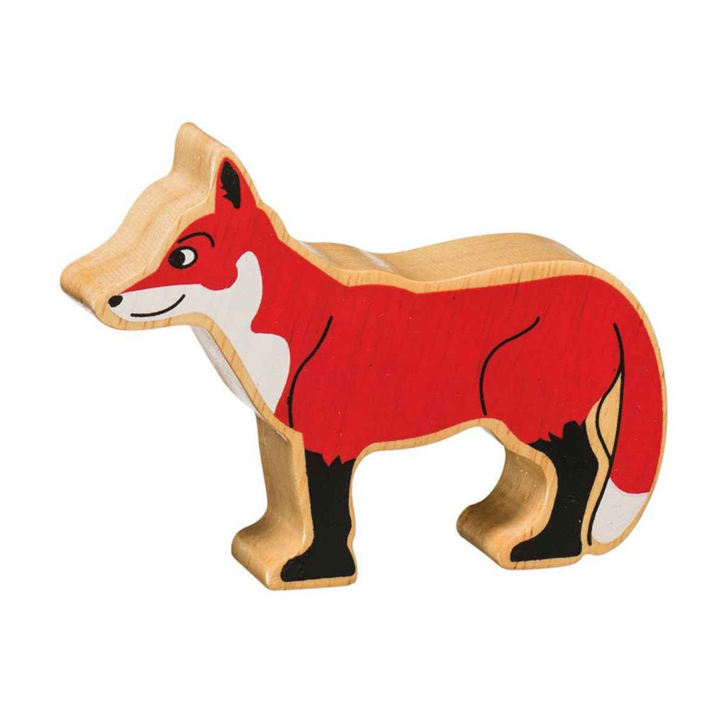 Lanka Kade | Countryside Wooden Animal | Red Fox | Front View | ChocoLoons