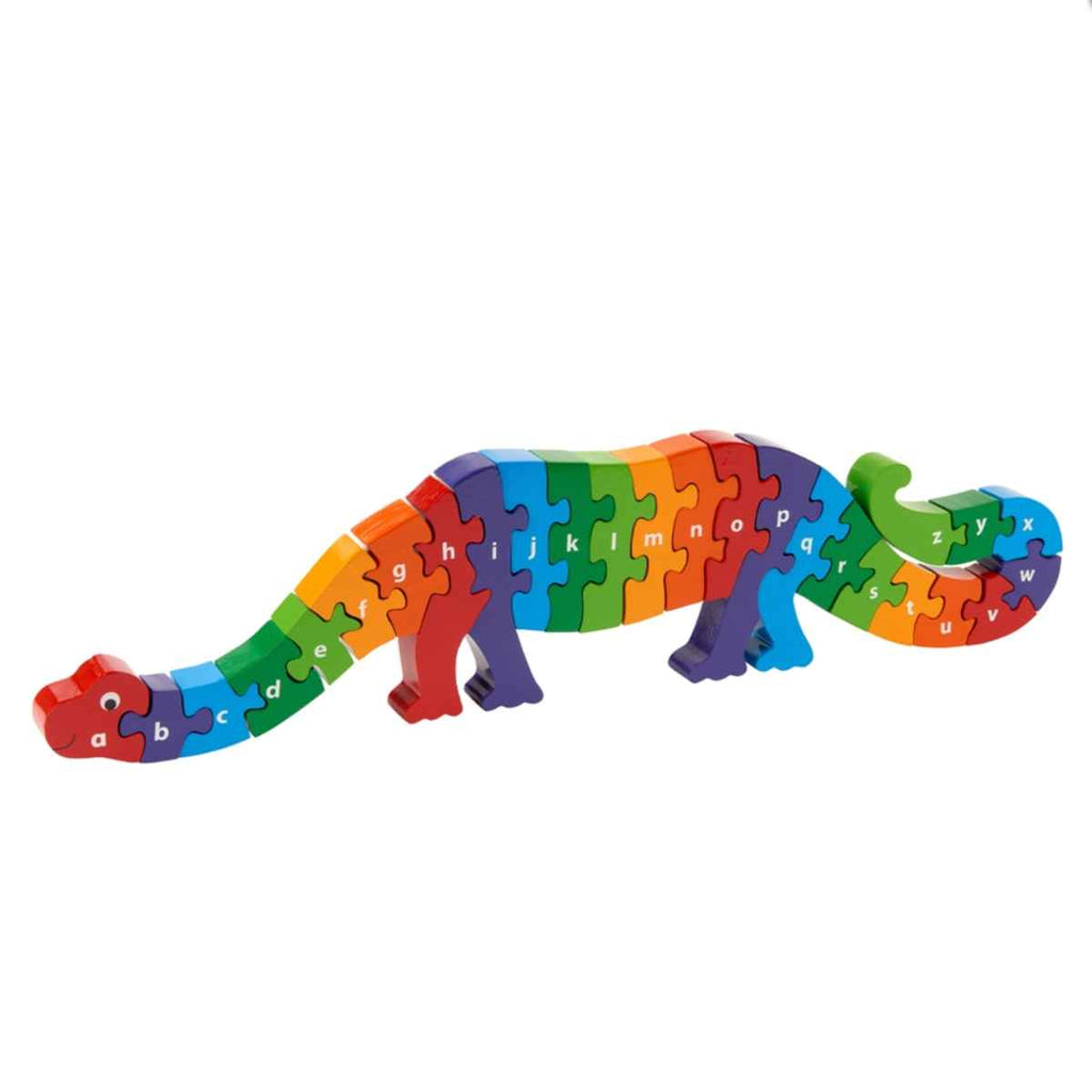 Lanka Kade | Dinosaur A-Z | Wooden Jigsaw Puzzle | Front View | ChocoLoons