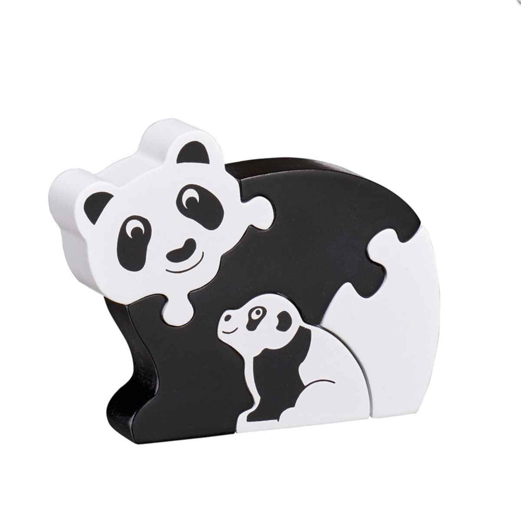 Lanka Kade | Panda & Baby | Wooden Jigsaw Puzzle | Front View | ChocoLoons