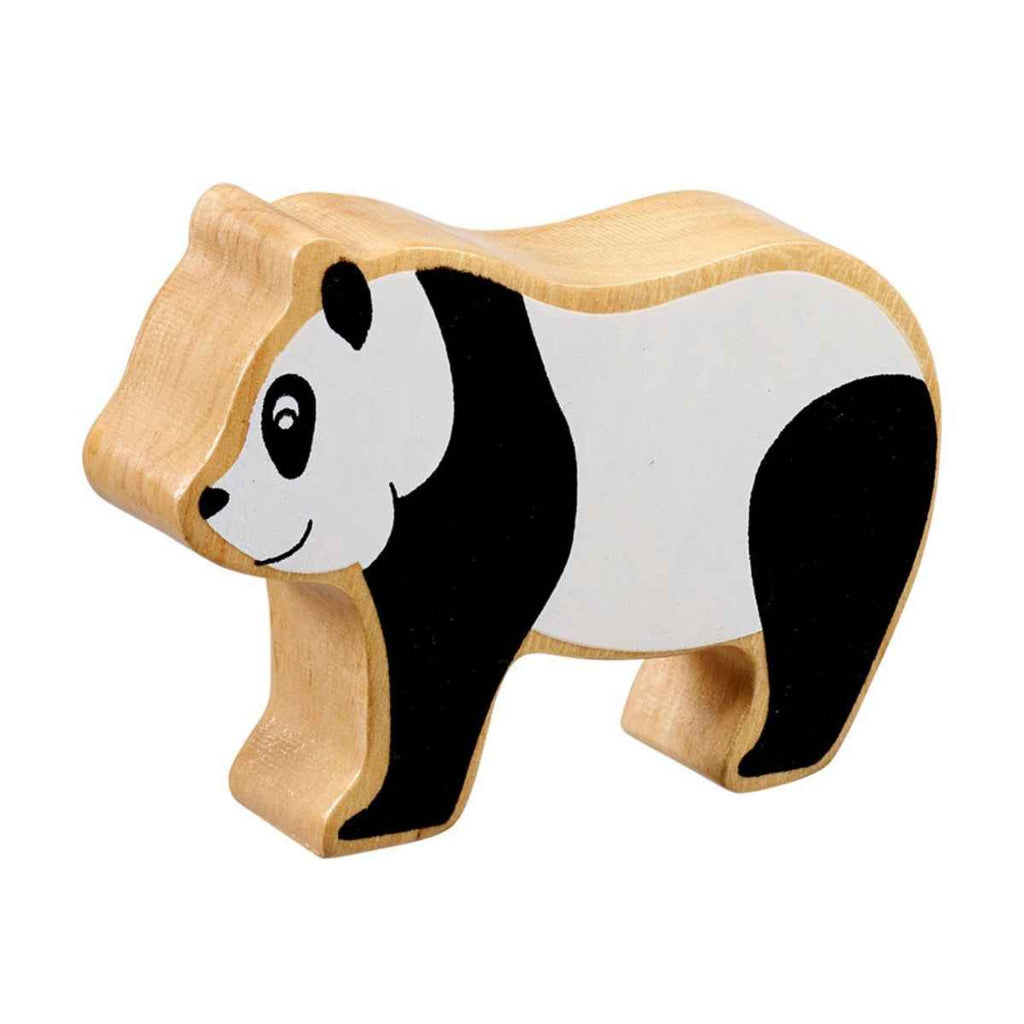 Lanka Kade | Wooden World Animal | Black & White Panda | Front View | ChocoLoons