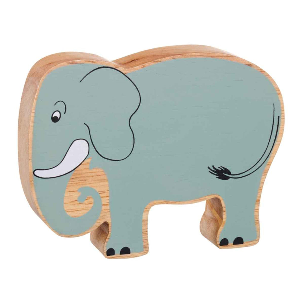 Lanka Kade | Wooden World Animal | Grey Elephant | Front View | ChocoLoons