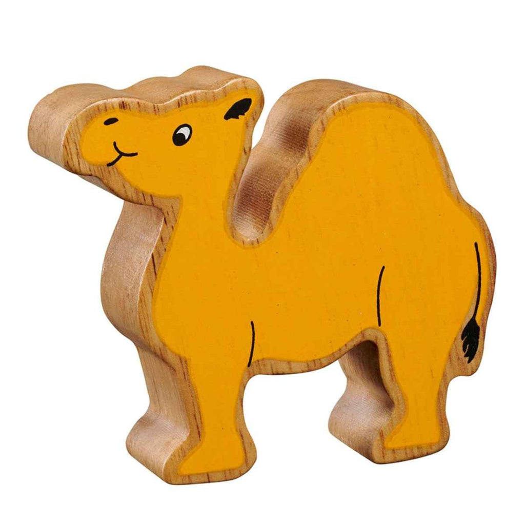 Lanka Kade | Wooden World Animal | Yellow Camel | Front View | ChocoLoons