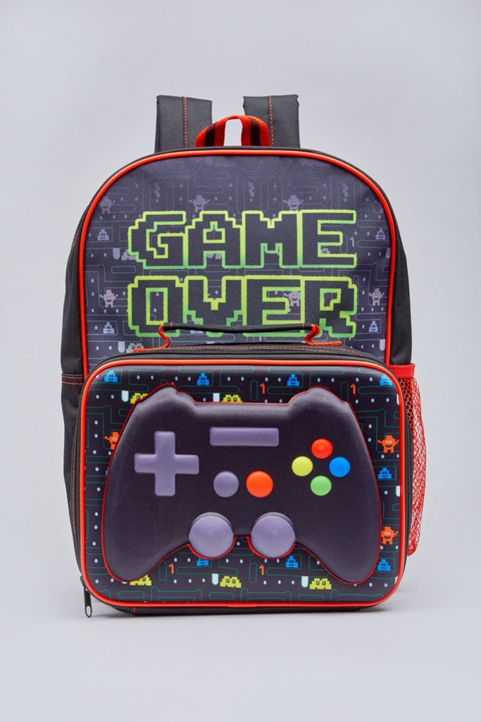 Game Over Backpack With Detachable Lunchbox | ChocoLoons