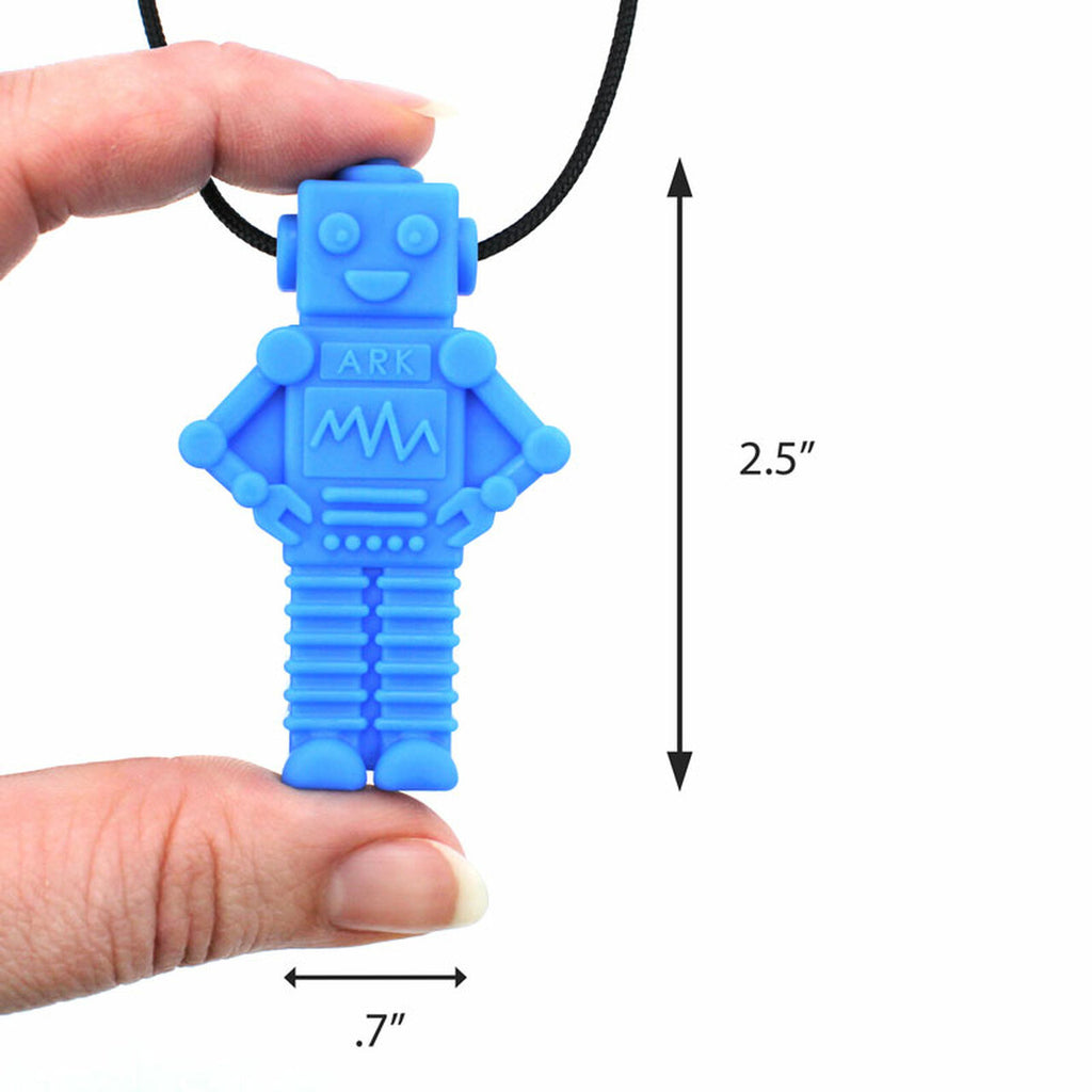 Ark Chewelry | Blue RoboChew Sensory Chew Necklace | Chocoloons