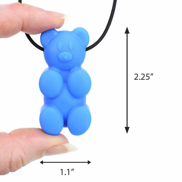 Ark Chewelry | Blue Gummy Bear Necklace | Measurements | Chocoloons
