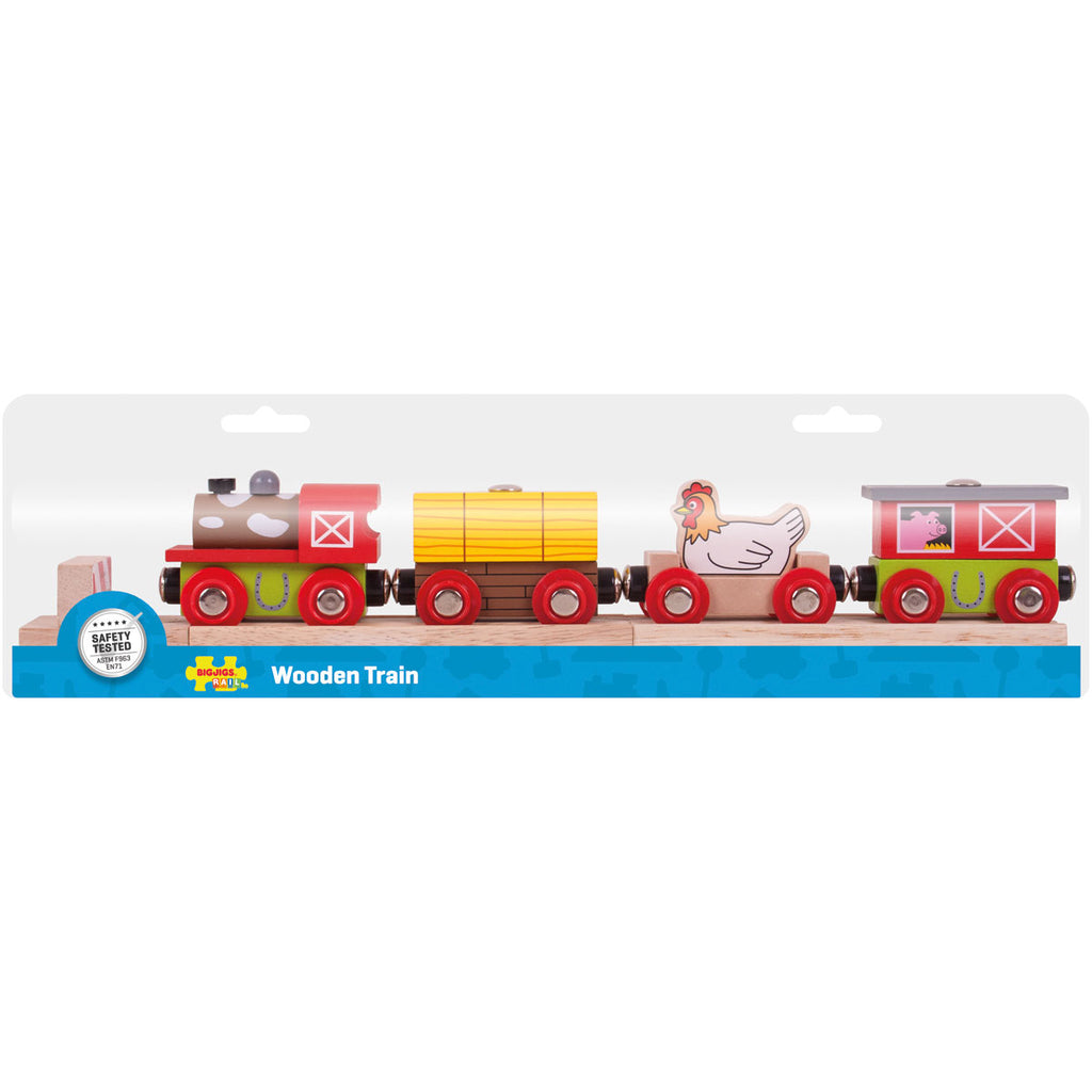 Big Jigs Farmyard Train | Boxed View | Chocoloons