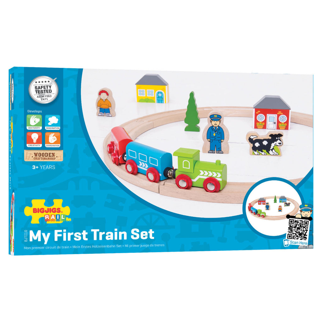 Big Jigs My First Wooden Train Set | Chocoloons