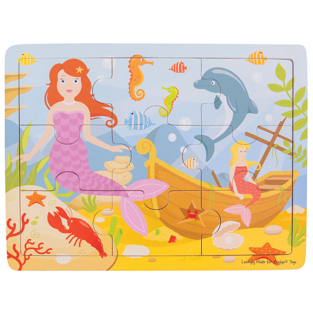 Image of Big Jigs Tray Puzzle - Mermaid