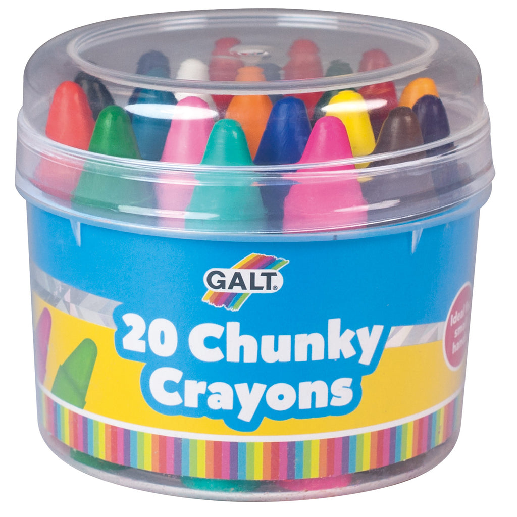Galt Chunky Crayons | Tub of 20 | Chocoloons