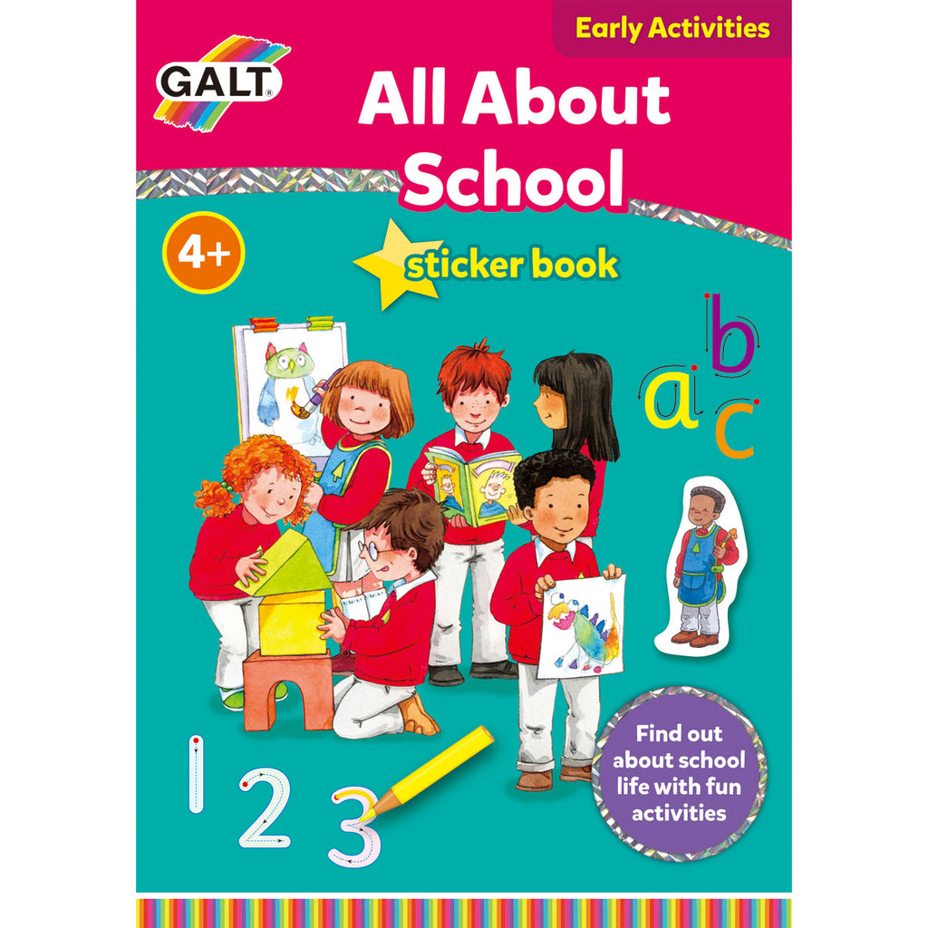 Galt Toys | All About School Sticker Book | ChocoLoons