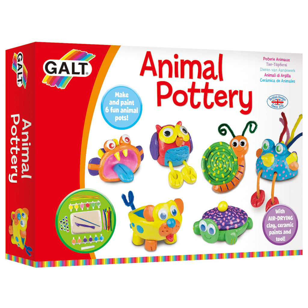 Galt Toy | Animal Pottery | Boxed View |  Chocoloons