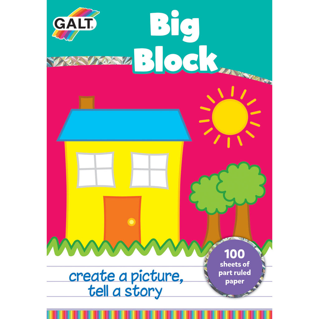 Galt Toys | Big Block | Educational Book | ChocoLoons