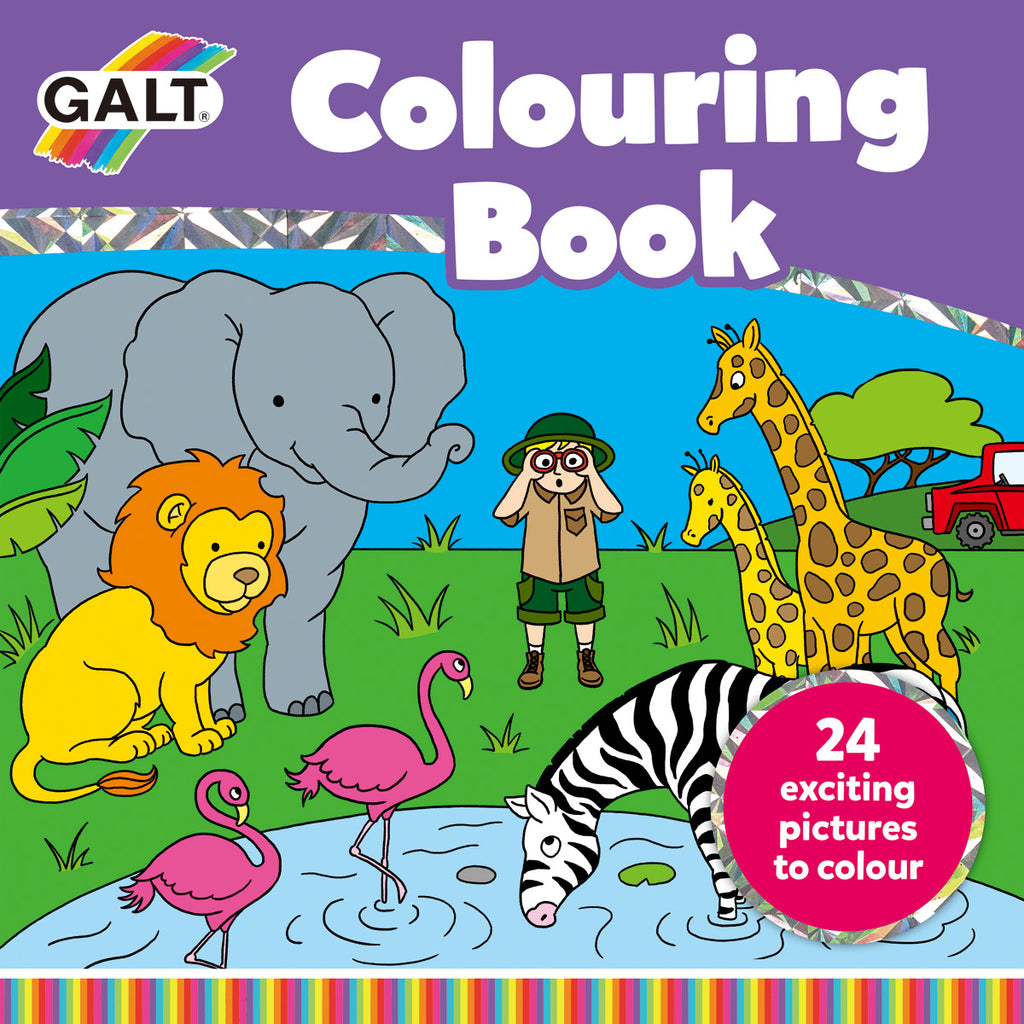 Galt Toys | Colouring Book | Front View | ChocoLoons