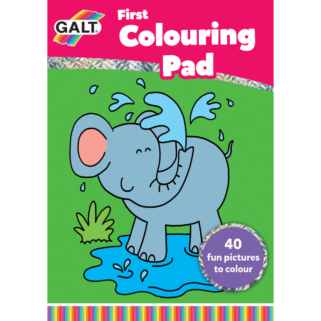 Galt Toys | First Colouring Pad | Front View | Chocoloons