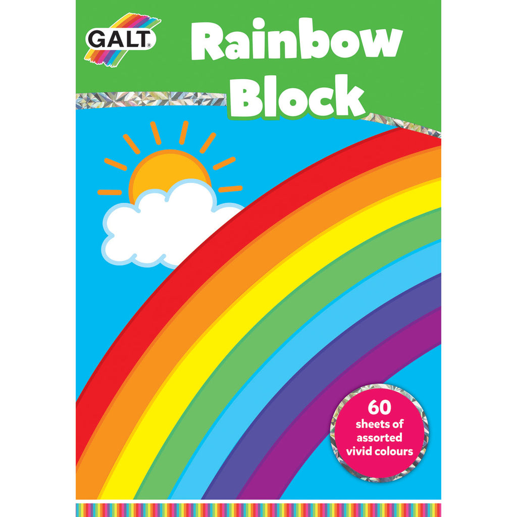 Galt Rainbow Block | Coloured Paper | Chocoloons