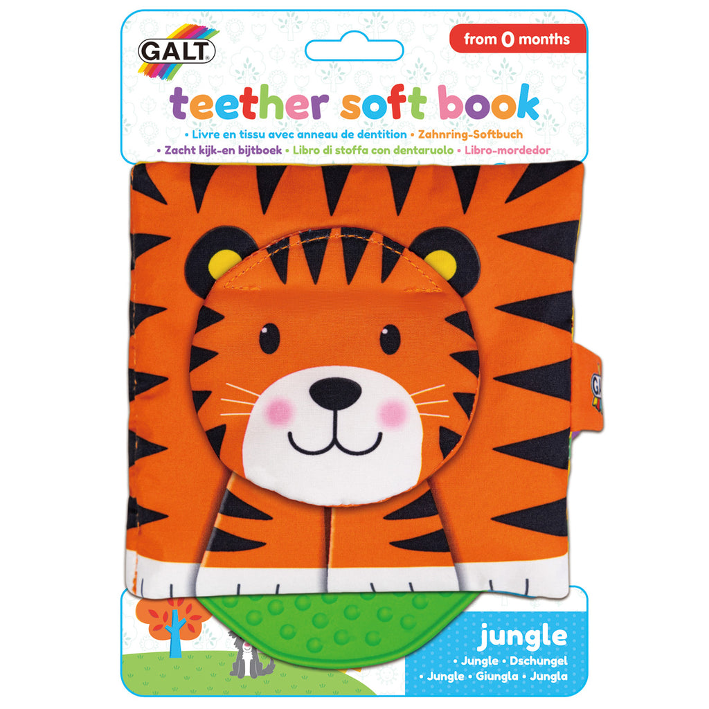 Galt | Teether Soft Book | Chocoloons