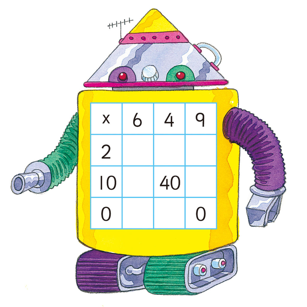 Galt Toys | Times Tables Book with Reward Stickers | Sample Page | ChocoLoons 