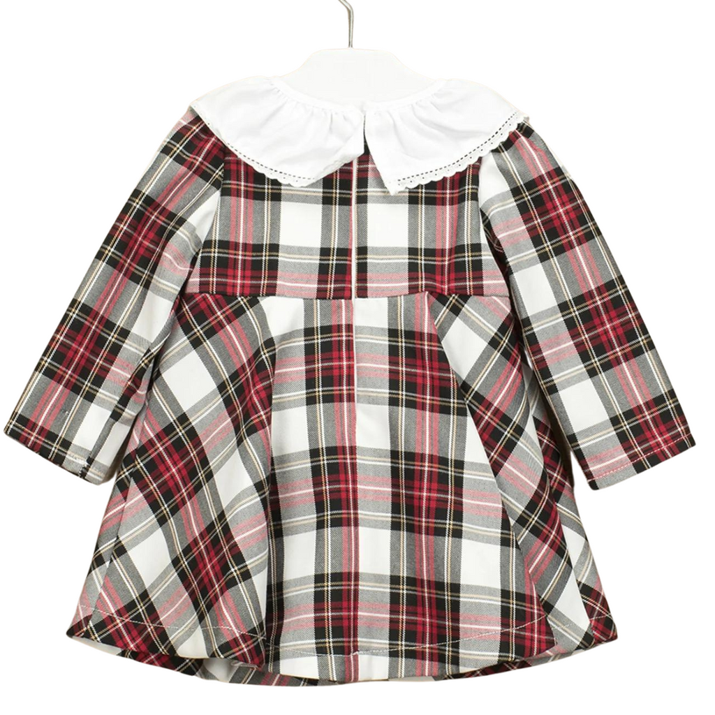 Babidi | Spanish Childrenswear | Frill Collar Dress | Back View | ChocoLoons