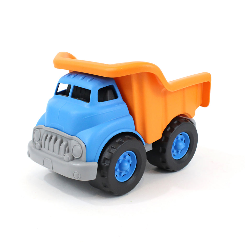 Image of Green Toys Dump Truck - Blue/Orange