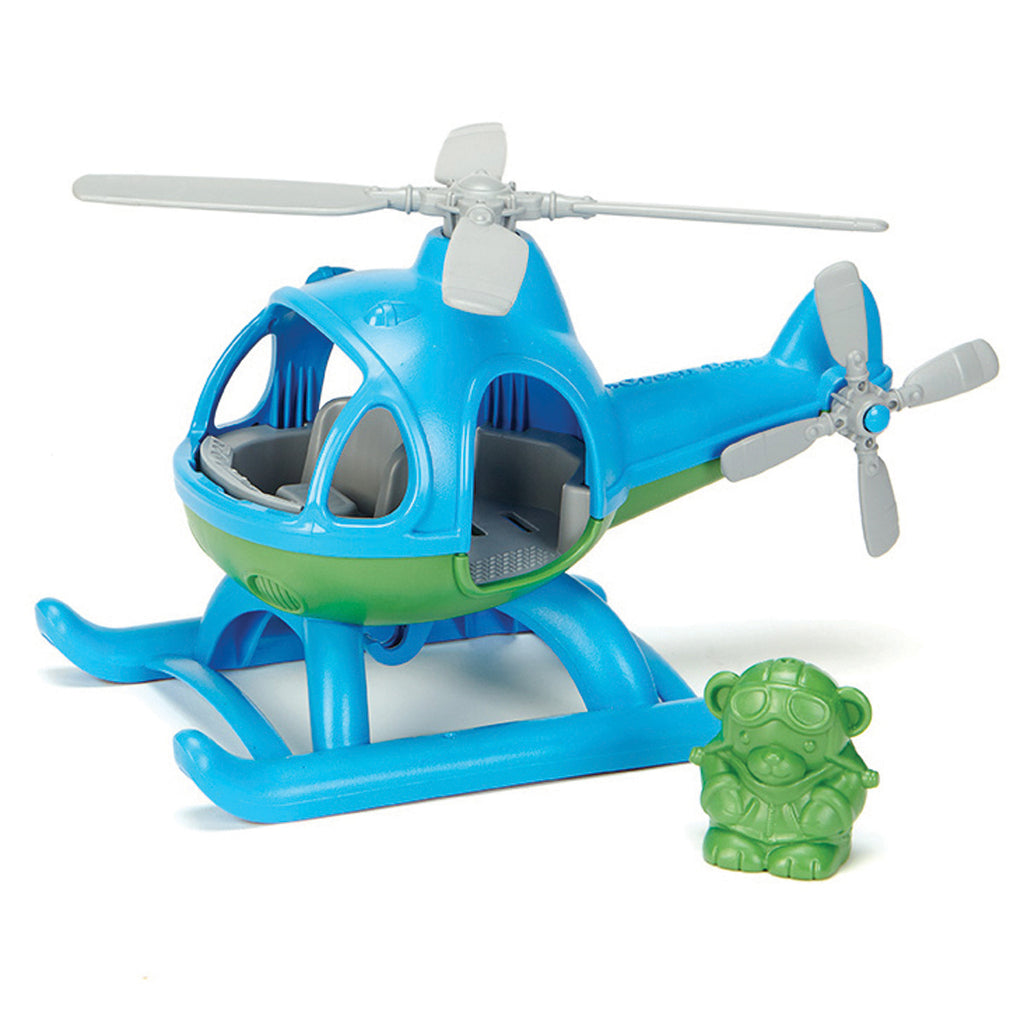 Green Toys Helicopter | Blue Top | Chocoloons