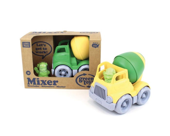 Green Toys Construction Mixer Truck In Box | Eco Friendly Toy | Chocoloons
