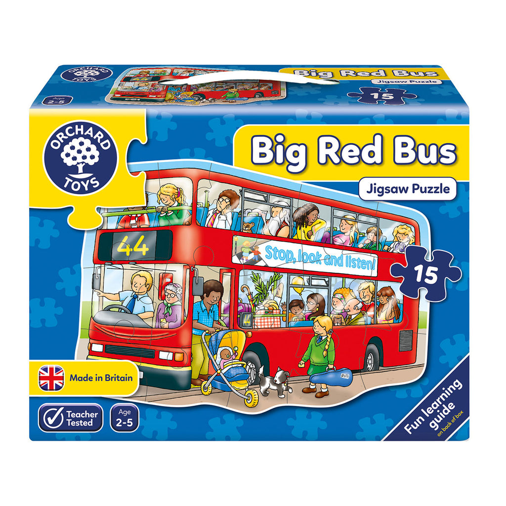 Image of Orchard Toys Big Red Bus Jigsaw Puzzle
