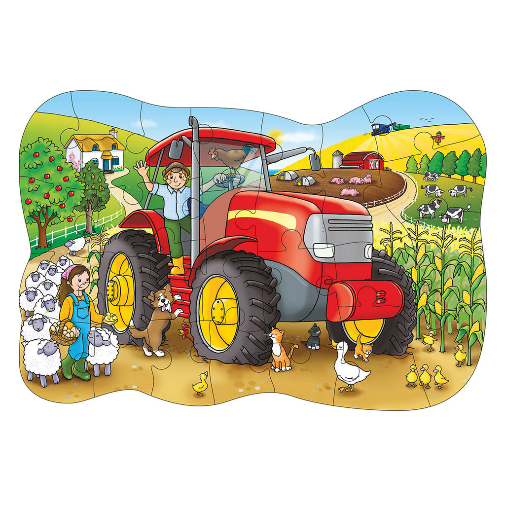 Orchard Toys Big Tractor Jigsaw | Chocoloons