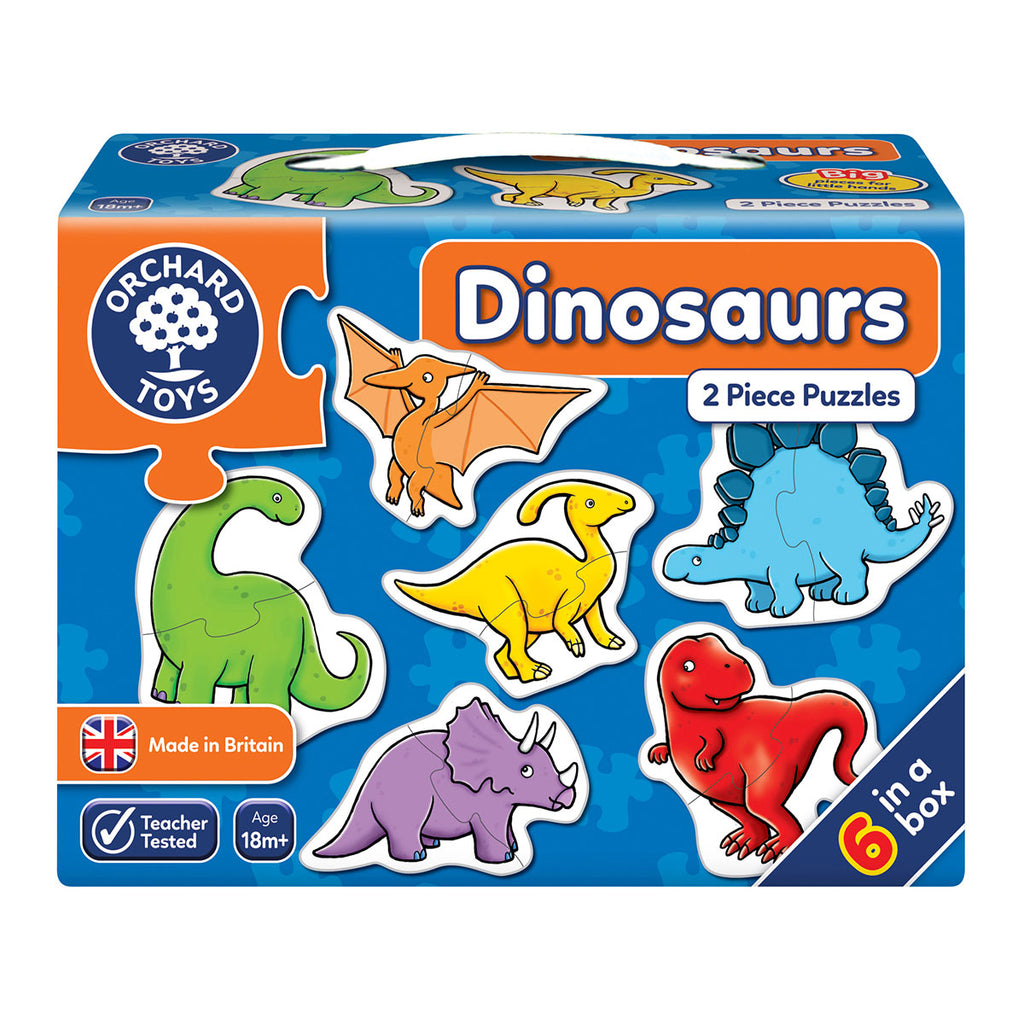 Orchard Toys Dinosaurs 2 Piece Jigsaw Puzzle | Chocoloons