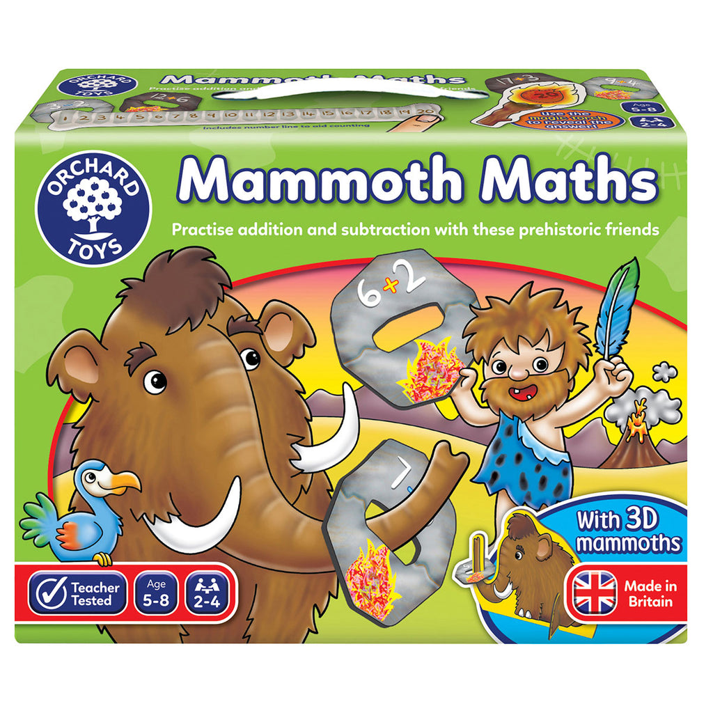 Orchard Toys Mammoth Maths Board Game | Chocoloons