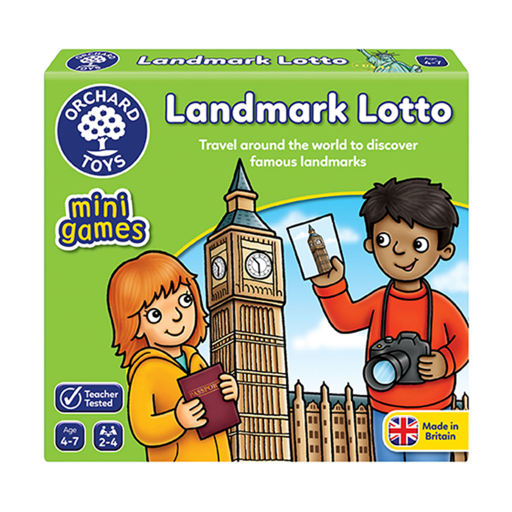 Image of Orchard Toys Mini Games Landmark Lotto