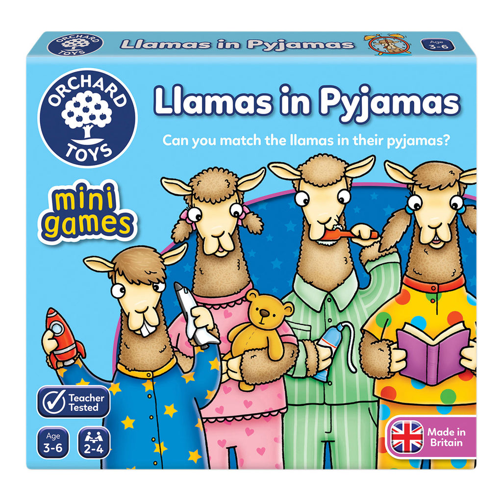 Image of Orchard Toys Mini Games Llamas in Pyjamas